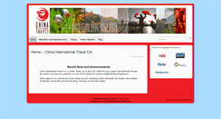 Desktop Screenshot of chinatravelca.com